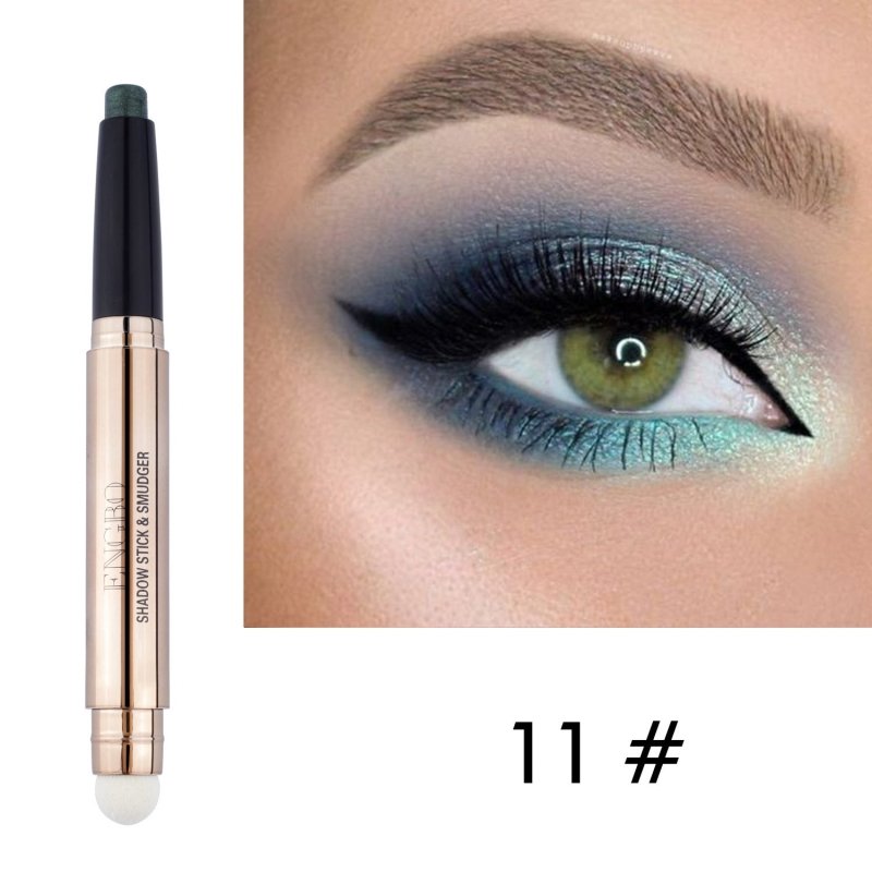 Double Headed Monochrome Eye Shadow Pen Pearlescent Sleeping Silkworm $16.26 Dana Fashion style: 11 Style makeup Product information : Number of colors: monochrome Applicable skin: universal Packing list: Eyeshadow pen *1