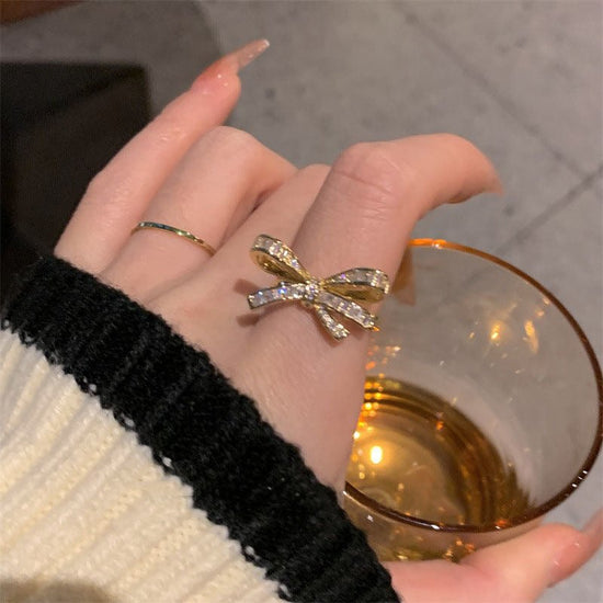 Double Layer Zircon Female Simple Ring Opening $7.50 Dana Fashion Color: J12 Size: Adjustable Opening Women's Accessories Product information: Type: open mouth Treatment Process: Electroplating Color: J1,J2,J3,J4,J5,J6,J7,J8,J9,J10,J11,J12,J13,J14,J15,J16