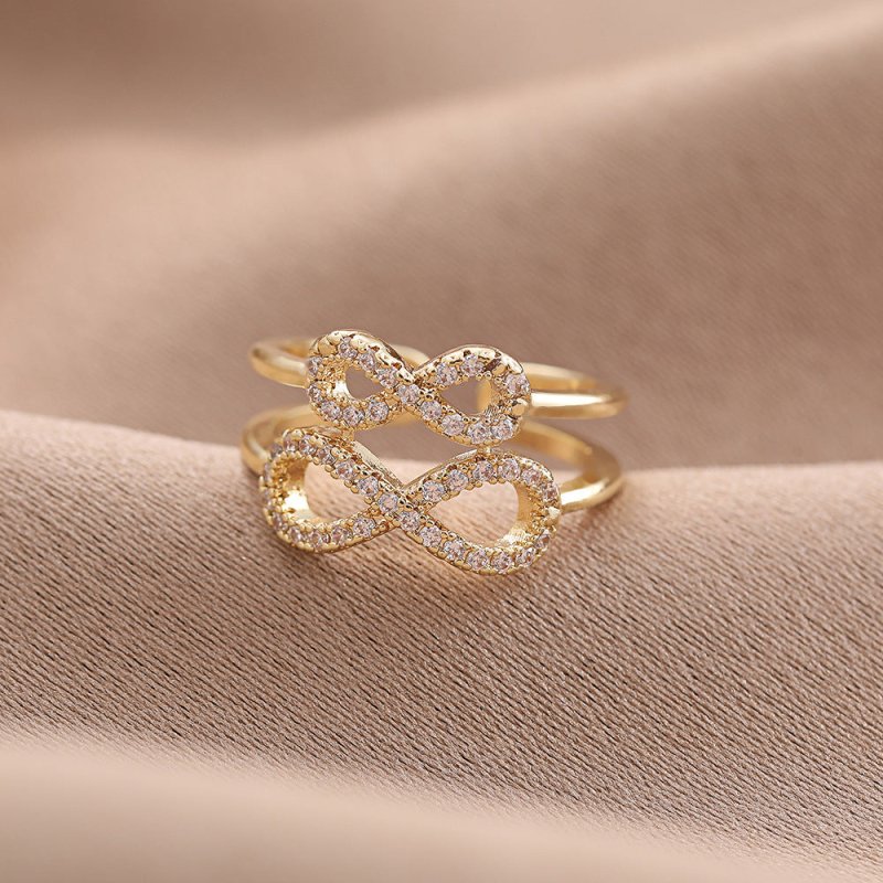 Double Layer Zircon Female Simple Ring Opening $7.50 Dana Fashion Color: J27 Size: Adjustable Opening Women's Accessories Product information: Type: open mouth Treatment Process: Electroplating Color: J1,J2,J3,J4,J5,J6,J7,J8,J9,J10,J11,J12,J13,J14,J15,J16