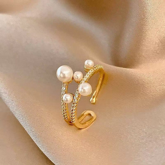 Double Layer Zircon Female Simple Ring Opening $7.50 Dana Fashion Color: J79 Size: Adjustable Opening Women's Accessories Product information: Type: open mouth Treatment Process: Electroplating Color: J1,J2,J3,J4,J5,J6,J7,J8,J9,J10,J11,J12,J13,J14,J15,J16