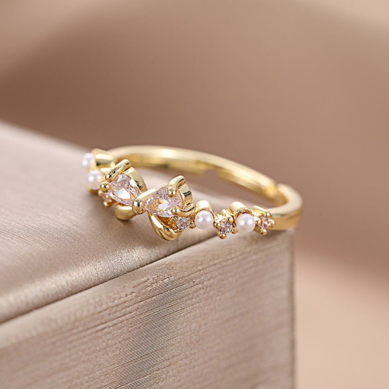 Double Layer Zircon Female Simple Ring Opening $7.50 Dana Fashion Color: J72 Size: Adjustable Opening Women's Accessories Product information: Type: open mouth Treatment Process: Electroplating Color: J1,J2,J3,J4,J5,J6,J7,J8,J9,J10,J11,J12,J13,J14,J15,J16