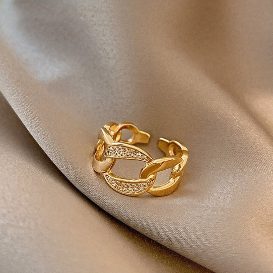 Double Layer Zircon Female Simple Ring Opening $7.50 Dana Fashion Color: J22 Size: Adjustable Opening Women's Accessories Product information: Type: open mouth Treatment Process: Electroplating Color: J1,J2,J3,J4,J5,J6,J7,J8,J9,J10,J11,J12,J13,J14,J15,J16