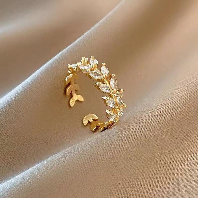 Double Layer Zircon Female Simple Ring Opening $7.50 Dana Fashion Color: J7 Size: Adjustable Opening Women's Accessories Product information: Type: open mouth Treatment Process: Electroplating Color: J1,J2,J3,J4,J5,J6,J7,J8,J9,J10,J11,J12,J13,J14,J15,J16,