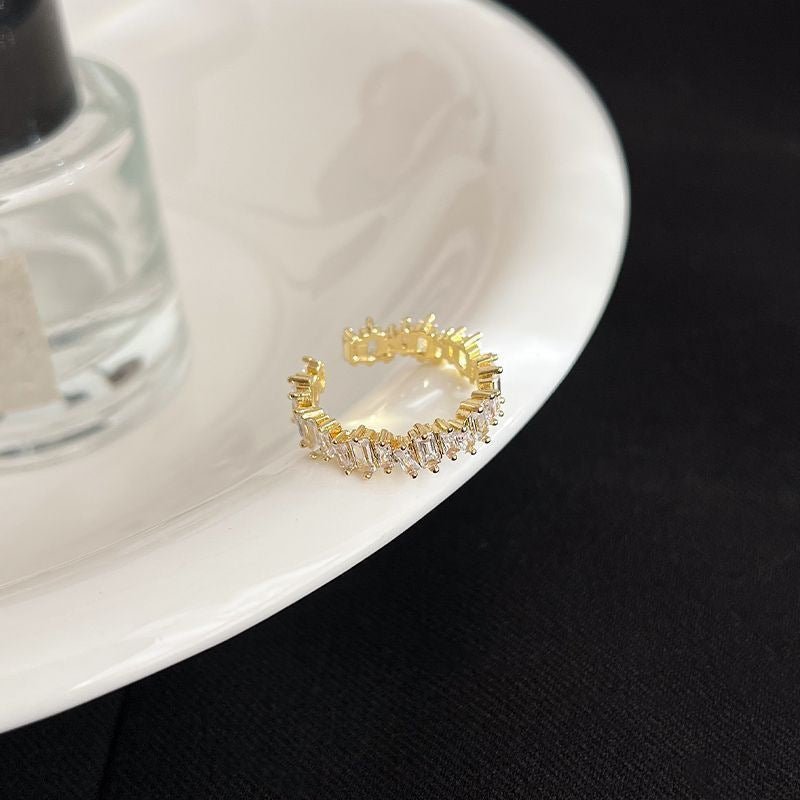 Double Layer Zircon Female Simple Ring Opening $7.50 Dana Fashion Color: J5 Size: Adjustable Opening Women's Accessories Product information: Type: open mouth Treatment Process: Electroplating Color: J1,J2,J3,J4,J5,J6,J7,J8,J9,J10,J11,J12,J13,J14,J15,J16,