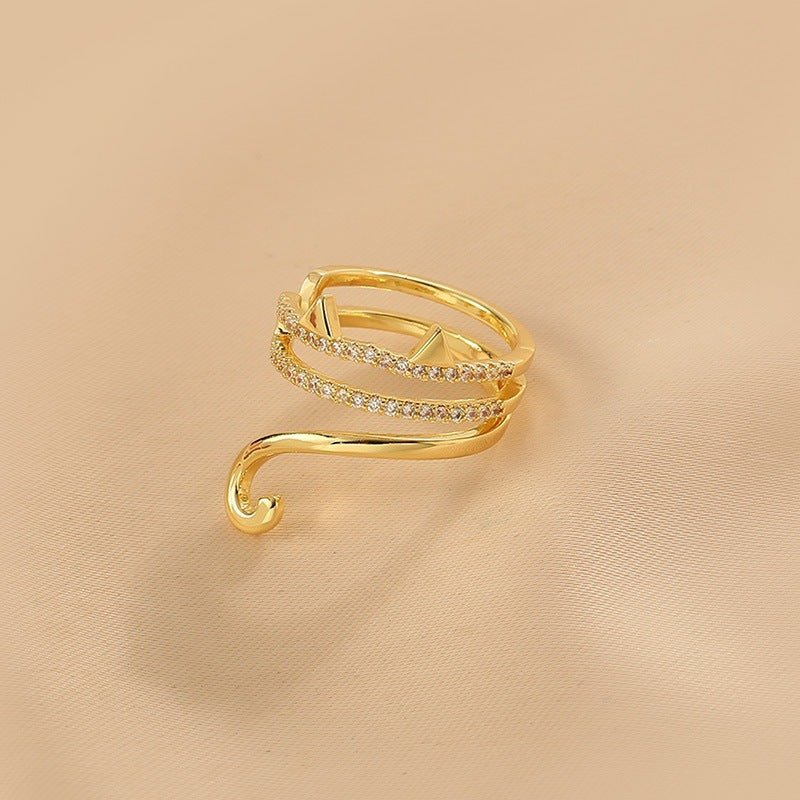 Double Layer Zircon Female Simple Ring Opening $7.50 Dana Fashion Color: J54 Size: Adjustable Opening Women's Accessories Product information: Type: open mouth Treatment Process: Electroplating Color: J1,J2,J3,J4,J5,J6,J7,J8,J9,J10,J11,J12,J13,J14,J15,J16