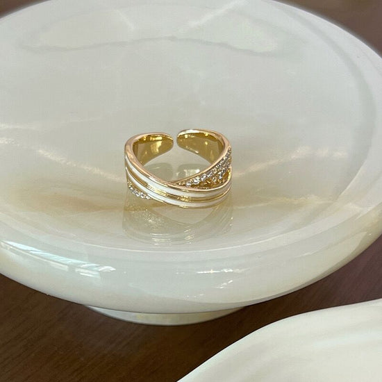 Double Layer Zircon Female Simple Ring Opening $7.50 Dana Fashion Color: J76 Size: Adjustable Opening Women's Accessories Product information: Type: open mouth Treatment Process: Electroplating Color: J1,J2,J3,J4,J5,J6,J7,J8,J9,J10,J11,J12,J13,J14,J15,J16