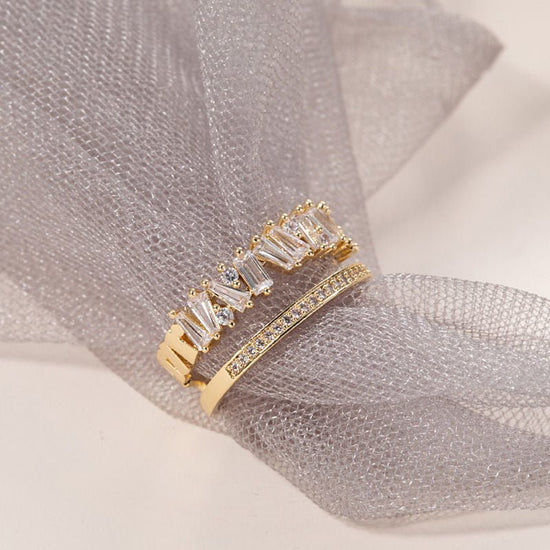 Double Layer Zircon Female Simple Ring Opening $7.50 Dana Fashion Color: J21 Size: Adjustable Opening Women's Accessories Product information: Type: open mouth Treatment Process: Electroplating Color: J1,J2,J3,J4,J5,J6,J7,J8,J9,J10,J11,J12,J13,J14,J15,J16