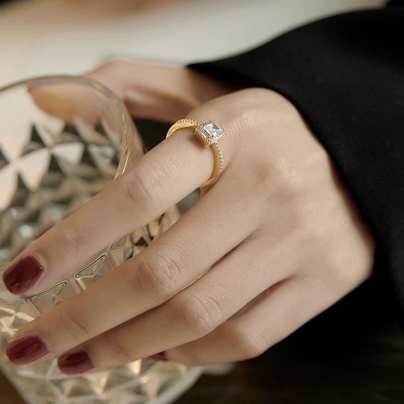 Double Layer Zircon Female Simple Ring Opening $7.50 Dana Fashion Color: J4 Size: Adjustable Opening Women's Accessories Product information: Type: open mouth Treatment Process: Electroplating Color: J1,J2,J3,J4,J5,J6,J7,J8,J9,J10,J11,J12,J13,J14,J15,J16,