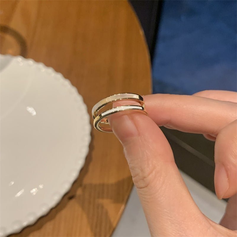 Double Layer Zircon Female Simple Ring Opening $7.50 Dana Fashion Color: J50 Size: Adjustable Opening Women's Accessories Product information: Type: open mouth Treatment Process: Electroplating Color: J1,J2,J3,J4,J5,J6,J7,J8,J9,J10,J11,J12,J13,J14,J15,J16