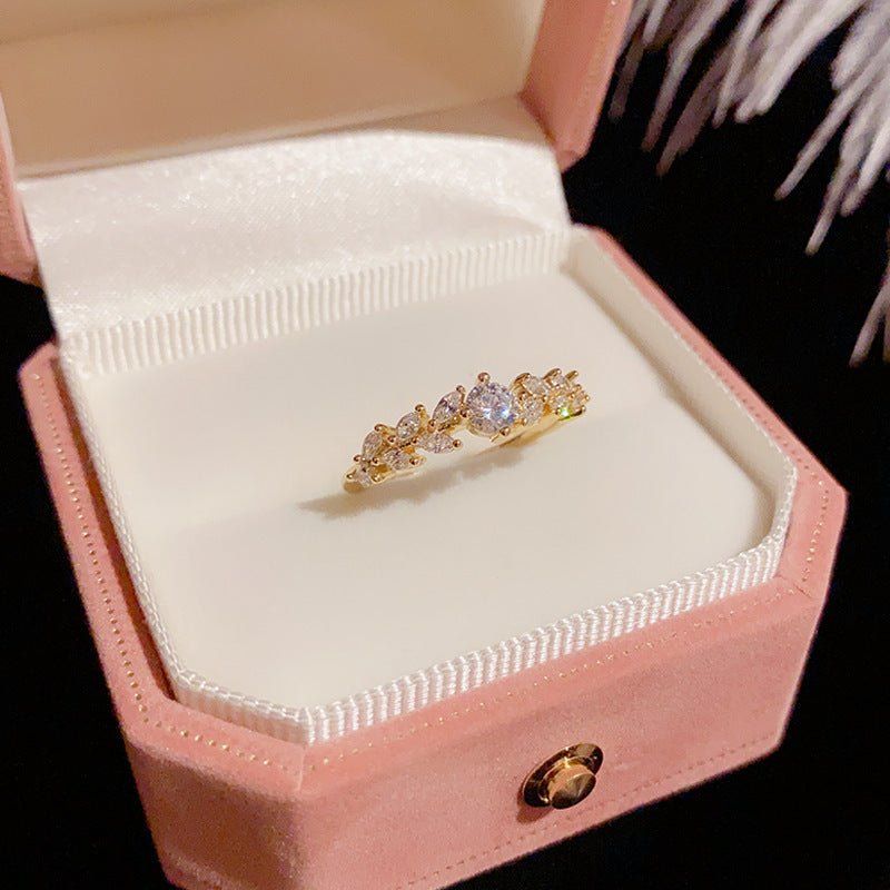 Double Layer Zircon Female Simple Ring Opening $7.50 Dana Fashion Color: J30 Size: Adjustable Opening Women's Accessories Product information: Type: open mouth Treatment Process: Electroplating Color: J1,J2,J3,J4,J5,J6,J7,J8,J9,J10,J11,J12,J13,J14,J15,J16