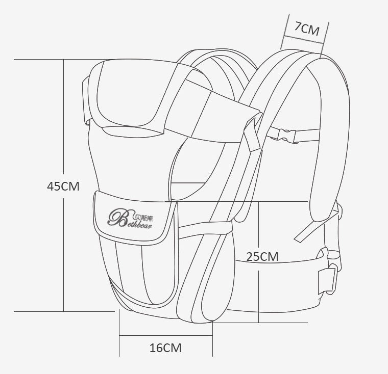 Double Shoulder Baby Carriers Mother and Child Travel Supplies $51.27 Dana Fashion Color: Blue Baby Clothing Overview: No More Strain Easy to Use Baby Loves It The unique hip seat supports and absorbs the weight of the baby so there is less strain on your