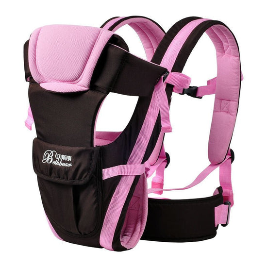 Double Shoulder Baby Carriers Mother and Child Travel Supplies $50.93 Dana Fashion Color: Pink Baby Clothing Overview: No More Strain Easy to Use Baby Loves It The unique hip seat supports and absorbs the weight of the baby so there is less strain on your