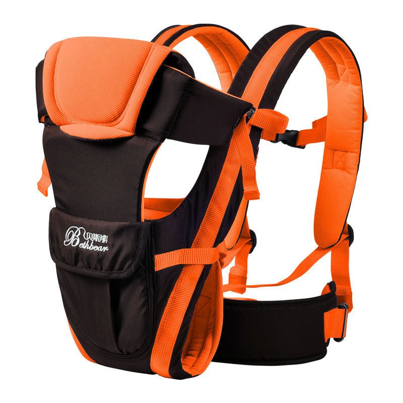 Double Shoulder Baby Carriers Mother and Child Travel Supplies $51.27 Dana Fashion Color: Orange Baby Clothing Overview: No More Strain Easy to Use Baby Loves It The unique hip seat supports and absorbs the weight of the baby so there is less strain on yo