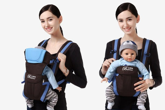 Double Shoulder Baby Carriers Mother and Child Travel Supplies $51.27 Dana Fashion Color: Blue Baby Clothing Overview: No More Strain Easy to Use Baby Loves It The unique hip seat supports and absorbs the weight of the baby so there is less strain on your