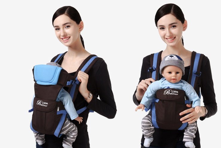 Double Shoulder Baby Carriers Mother and Child Travel Supplies $51.27 Dana Fashion Color: Blue Baby Clothing Overview: No More Strain Easy to Use Baby Loves It The unique hip seat supports and absorbs the weight of the baby so there is less strain on your