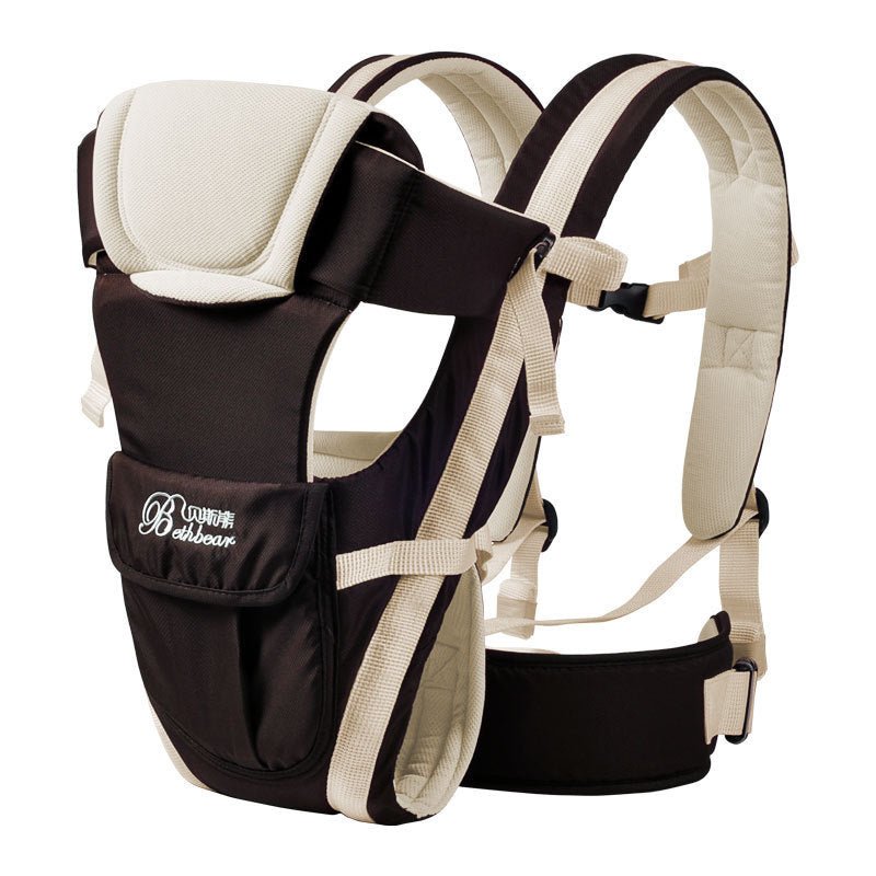 Double Shoulder Baby Carriers Mother and Child Travel Supplies $52.16 Dana Fashion Color: Khaki Baby Clothing Overview: No More Strain Easy to Use Baby Loves It The unique hip seat supports and absorbs the weight of the baby so there is less strain on you