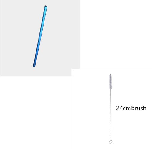 Drinking Straw Reusable Metal Straw Set Heart-shaped Bubble Tea Straws $9.50 Dana Fashion Color: Blue set Dana's Kitchen Overview Drinking Straw Reusable Metal Straw Set Heart-shaped Bubble Tea Straws Specification Material: 304 Stainless Steel Microwave: