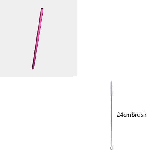 Drinking Straw Reusable Metal Straw Set Heart-shaped Bubble Tea Straws $9.50 Dana Fashion Color: Rose Red set Dana's Kitchen Overview Drinking Straw Reusable Metal Straw Set Heart-shaped Bubble Tea Straws Specification Material: 304 Stainless Steel Microw