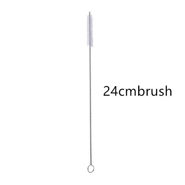 Drinking Straw Reusable Metal Straw Set Heart-shaped Bubble Tea Straws $9.50 Dana Fashion Color: 24cmbrush Dana's Kitchen Overview Drinking Straw Reusable Metal Straw Set Heart-shaped Bubble Tea Straws Specification Material: 304 Stainless Steel Microwave