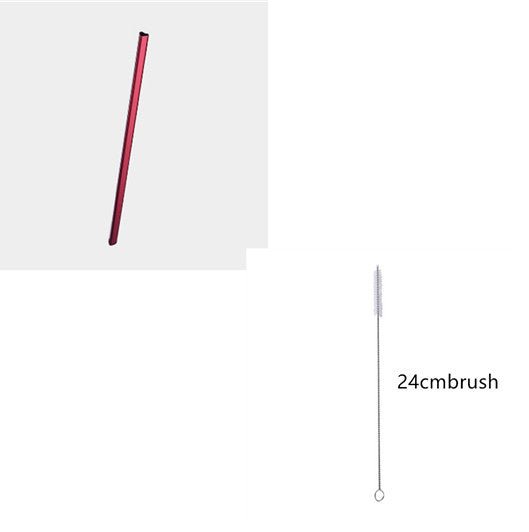 Drinking Straw Reusable Metal Straw Set Heart-shaped Bubble Tea Straws $9.50 Dana Fashion Color: Red set Dana's Kitchen Overview Drinking Straw Reusable Metal Straw Set Heart-shaped Bubble Tea Straws Specification Material: 304 Stainless Steel Microwave: