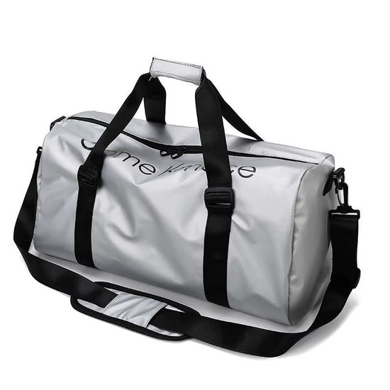 Dry Wet Separation Training Portable Short-distance Travel Bag $35.50 Dana Fashion Color: Silver Women's Bags Product information: Lining texture: Nylon Pattern: Letters Applicable scenario: leisure travel Color: Black, champagne, pink, wine red, dark blu