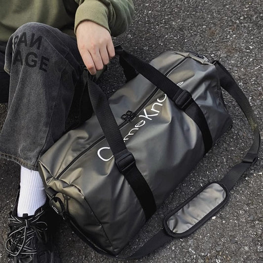 Dry Wet Separation Training Portable Short-distance Travel Bag $35.50 Dana Fashion Color: Black Women's Bags Product information: Lining texture: Nylon Pattern: Letters Applicable scenario: leisure travel Color: Black, champagne, pink, wine red, dark blue