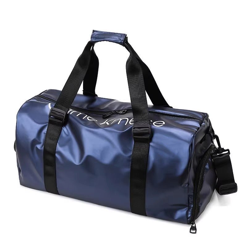 Dry Wet Separation Training Portable Short-distance Travel Bag $35.50 Dana Fashion Color: Dark Blue Women's Bags Product information: Lining texture: Nylon Pattern: Letters Applicable scenario: leisure travel Color: Black, champagne, pink, wine red, dark