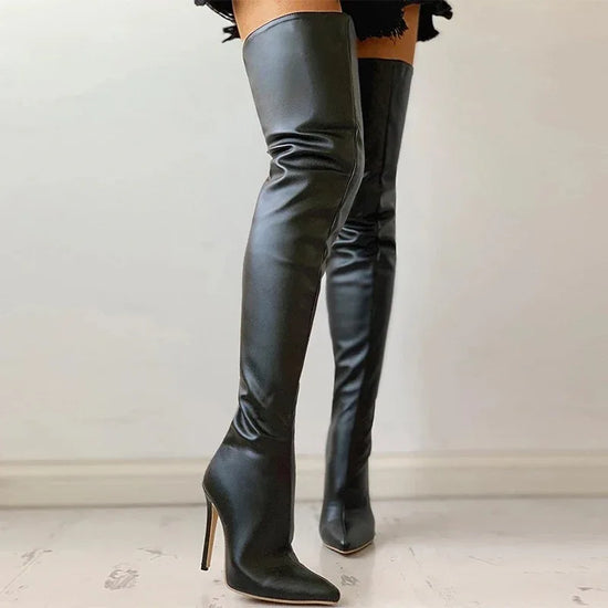 Personality Below The Knee Plus Size Women's Boots - DanaFashionstore