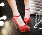 Women's Fashion Classy Stilettos Waterproof Platform Shoes - DanaFashionstore