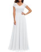 Lace Long Patchwork Waist-tight Noble Dress