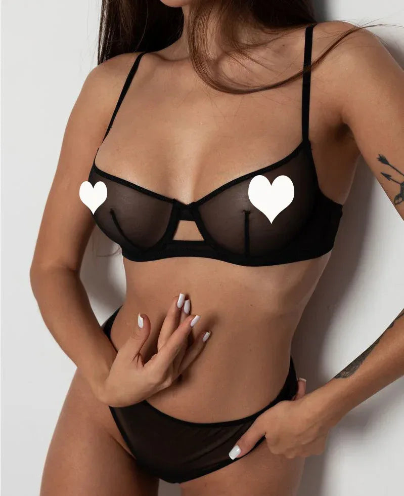 Leopard Print Underwear French Bra - DanaFashionstore