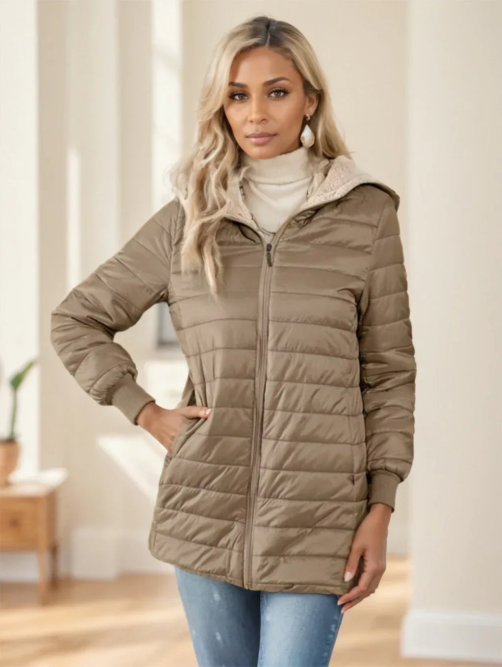 Aveloria Modichic Fleece Hooded Padded Coat 2026 - Casual Versatile Jacket - DanaFashionstore