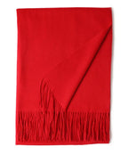 New Solid Color Wool Long Beard Warm Tassel Scarf Thick - DanaFashionstore