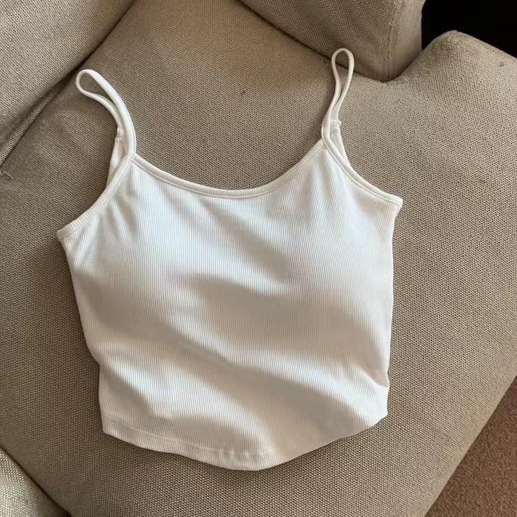 Summer New Padded Strap Vest Women's Inner Wear