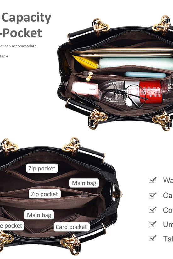 Elegant Patent Leather Handbags For Women - Stylish Hobo, Chic Tote, Versatile Shoulder, Crossbody Bags - Dana Fashion