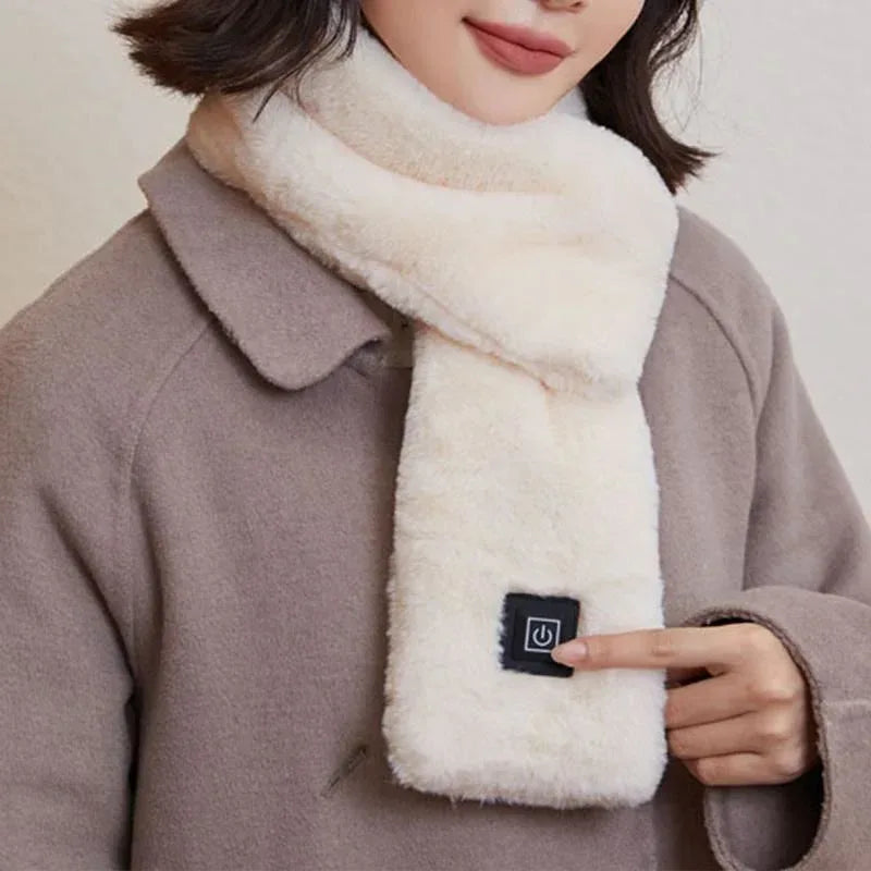 Electric Ated Scarf USB Rechargeable Rabbit Hair - DanaFashionstore