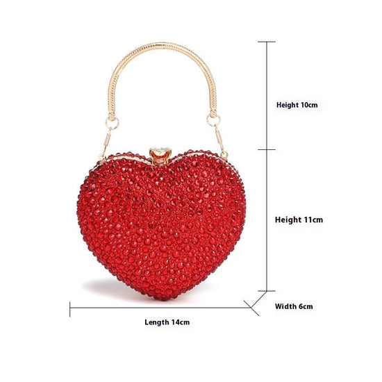 Fashion Chain Diamond-encrusted Shoulder Crossbody Handbag - Dana Fashion