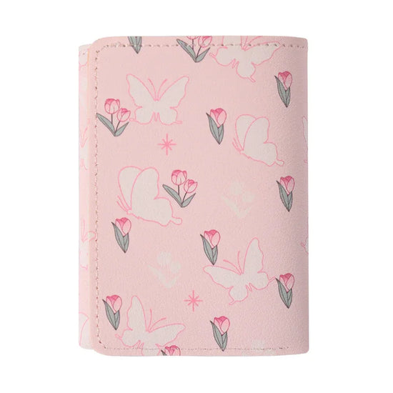 Butterfly-patterned Short Style Three-fold Wallet Multifunction - DanaFashionstore