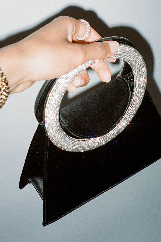 Diamond Style Fairy Super Rhinestone Trapezoid Shoulder Messenger Bag - Dana Fashion