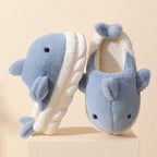 Shark Slippers Soft Sole Furry Shoes Home Bedroom Slippers Women - DanaFashionstore