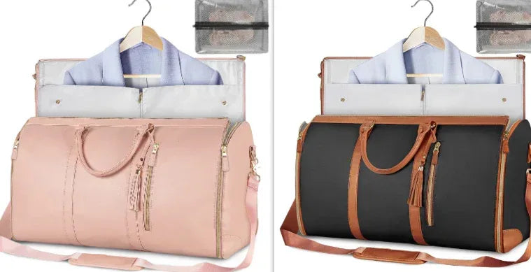 Large Capacity Travel Duffle Bag Women's Handbag Folding Suit Bag Waterproof Clothes Totes - DanaFashionstore