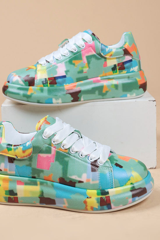 Hand-painted Shoes Women's Platform Casual Shoes Painted Sports