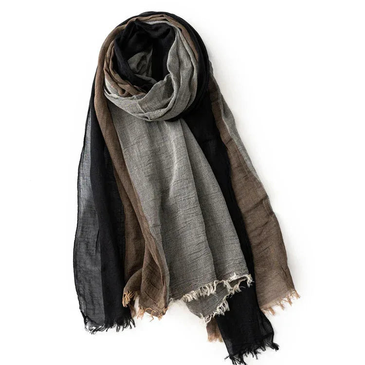 Autumn And Winter Leisure Style Simple Pure Cotton Scarf - DanaFashionstore