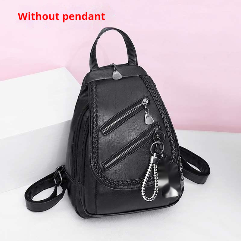 Backpack Ladies Dual-use Chest Bag Soft Leather - Dana Fashion
