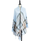 Women's Cashmere-like Plus-sized Double-sided Qicaigei Scarf Shawl - DanaFashionstore