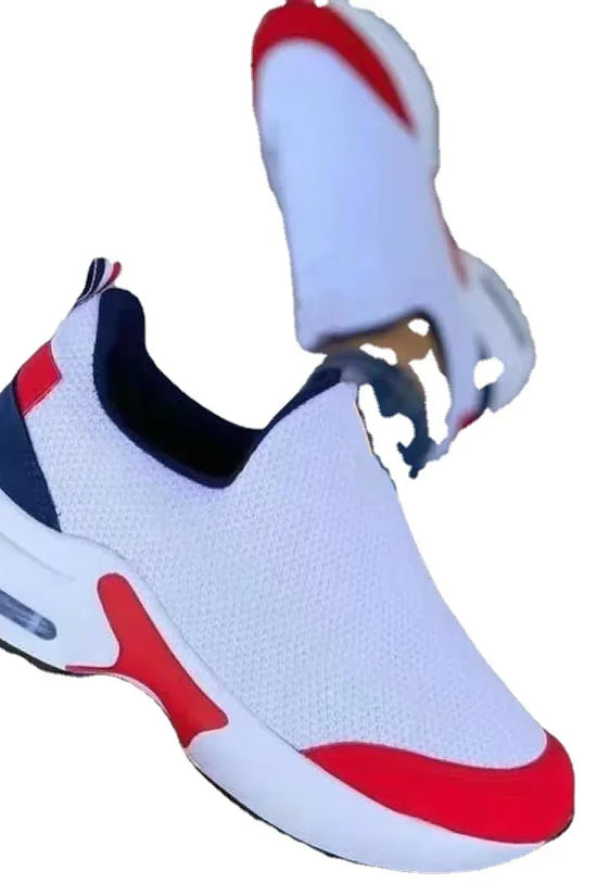 Women's Fashion Stretch Round Toe Knit Sneakers - DanaFashionstore