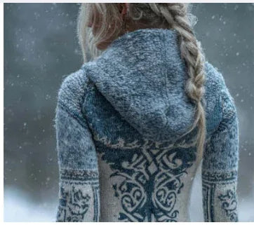 Women's Skin-friendly, Anti-pilling Knitted Cardigan With A Round Neckline, Loose Fit, And Long Length - DanaFashionstore