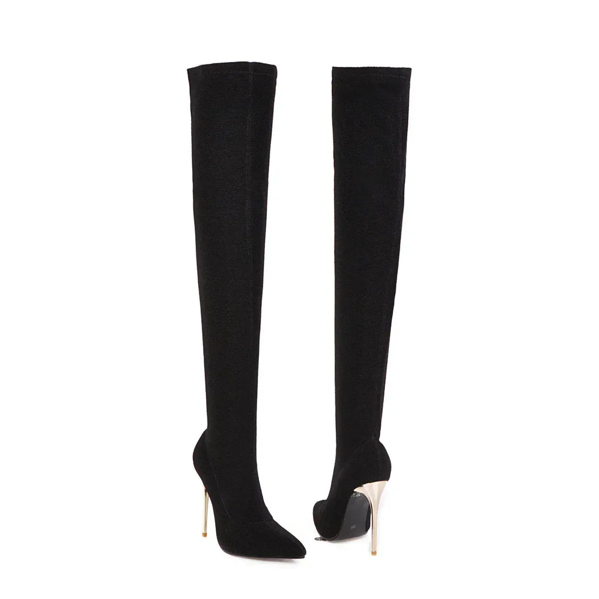 Super High Heel Plus Size Leopard Print Over-the-knee Women's Boots - DanaFashionstore