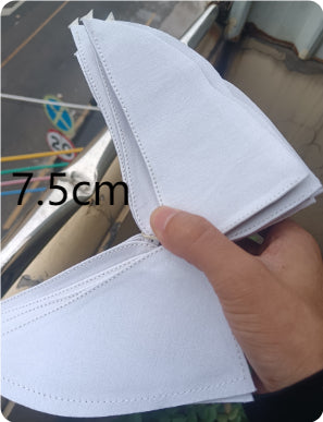 Silvery white 7.5cm Heel