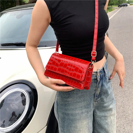 Portable Shoulder Messenger Bag Horizontal Square - DanaFashionstore
